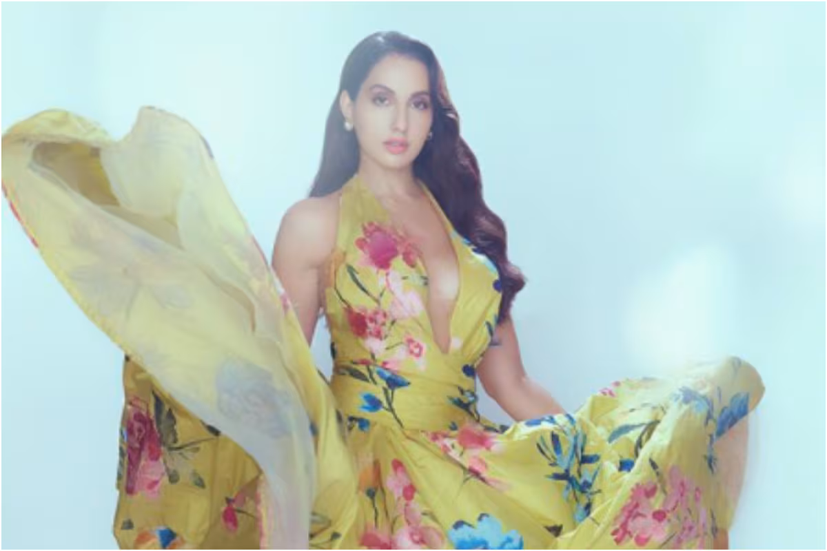 Nora Fatehi Looks Gorgeous in This Floral Gown, See Pics