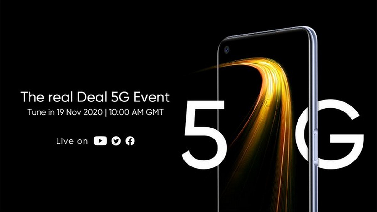 Realme 7 5G Launch Set for November 19, Could Be a Rebadged Realme V5