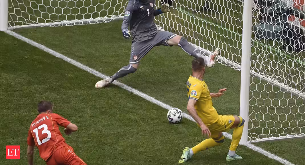 Ukraine gets 1st win, beats North Macedonia 2-1 at Euro 2020