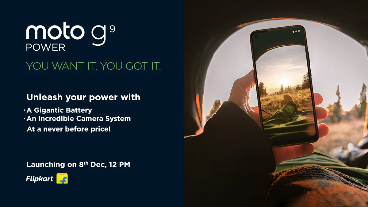 Moto G9 Power to Launch in India on December 8, Company Confirms