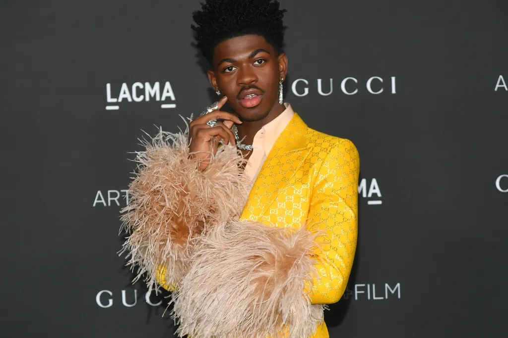 Lil Nas X Teases New Music While Wearing All-blue Look by Louis Vuitton in Instagram Post
