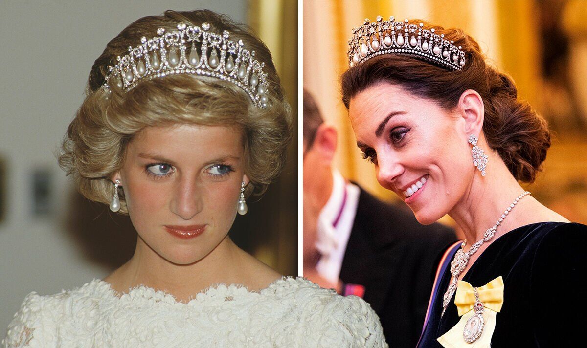 Lover's Knot Tiara: 'Romantic' pearl tiara beloved by Diana and Kate - pictures