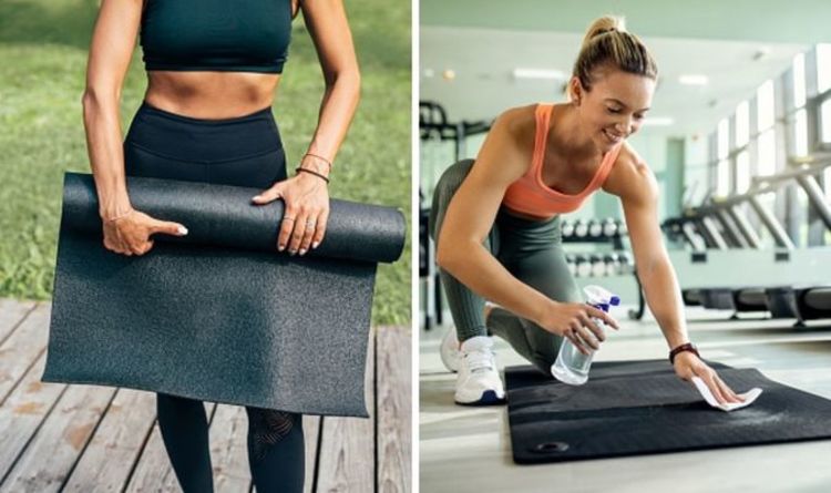 How to clean a yoga mat