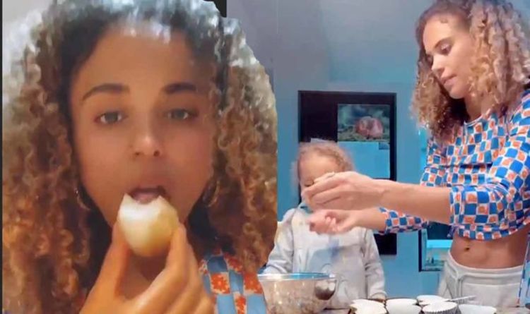 Jessica Plummer: EastEnders star makes most of time with daughter 'before I'm A Celebrity'