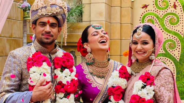 Kangana Ranaut shares beautiful photos from brother Aksht's wedding, welcomes sister-in-law to family