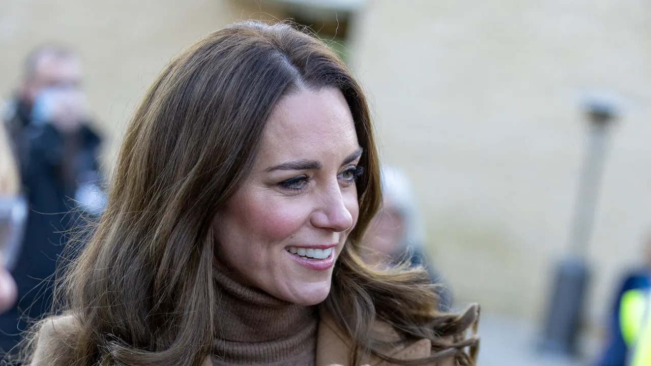 Kate Middleton Does Tonal Dressing in Knitted Camel Separates