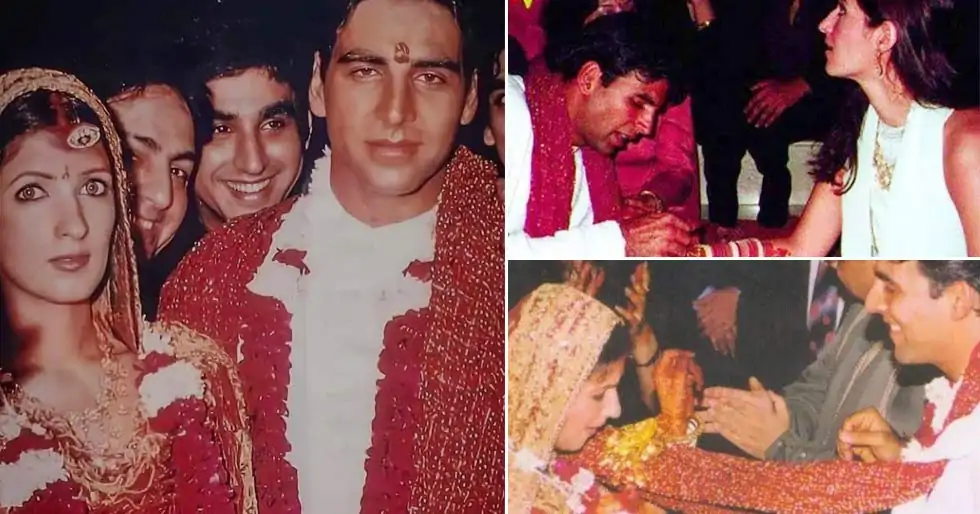 Take a look at these rare images from Akshay Kumar and Twinkle Khanna's wedding
