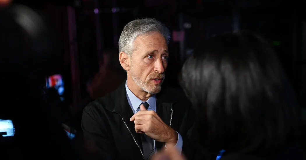 Jon Stewart Returns to Spotlight With a Series for Apple TV+
