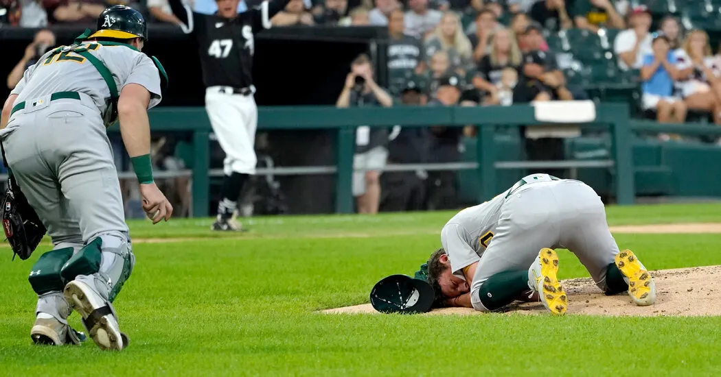 Pitcher Taken to Hospital After Being Struck by Line Drive