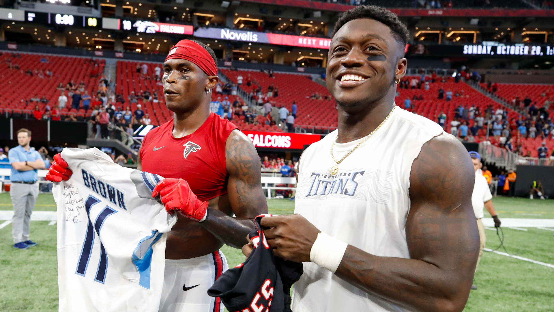 A.J. Brown on Titans acquiring Julio Jones: 'Y'all done f—ed up'