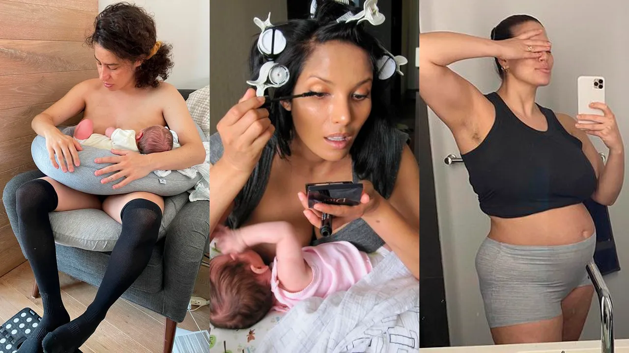 From Breastfeeding to Compression Socks, 13 Celebrities Who Got Real About New Motherhood on Instagram