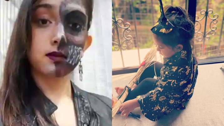 Ira Khan's spooky makeup to Neha Dhupia's daughter turning into a witch, B'wood celebrates Halloween 2020