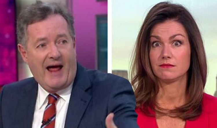 Piers Morgan cheekily brands GMB co-host Susanna Reid a ‘hot piece of a**’ as she turns 50