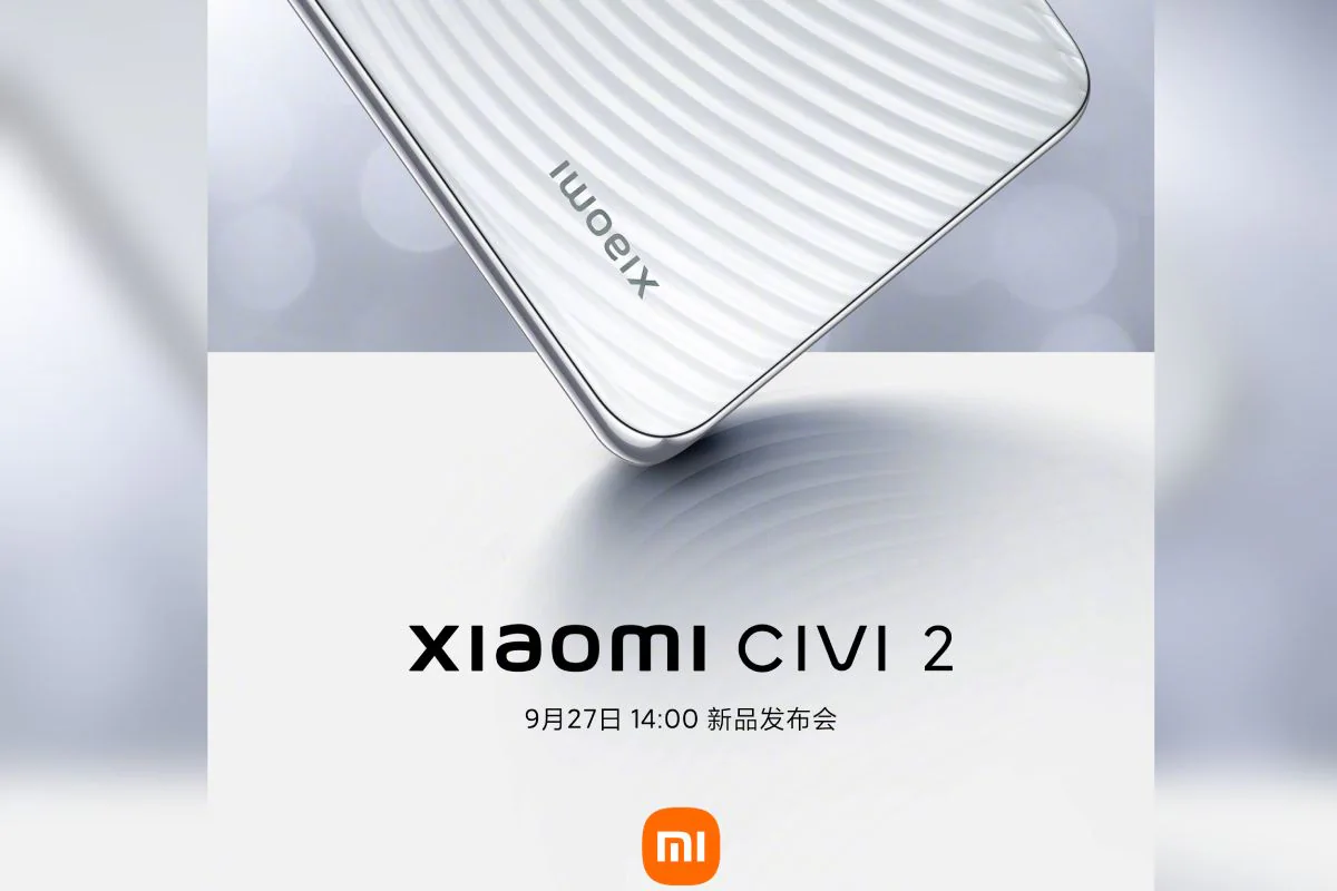 Xiaomi Civi 2 Set to Launch on September 27: Details