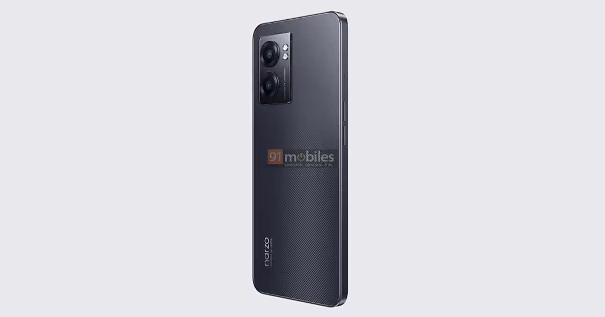 [Exclusive] Realme Narzo 50 5G renders revealed ahead of launch in India