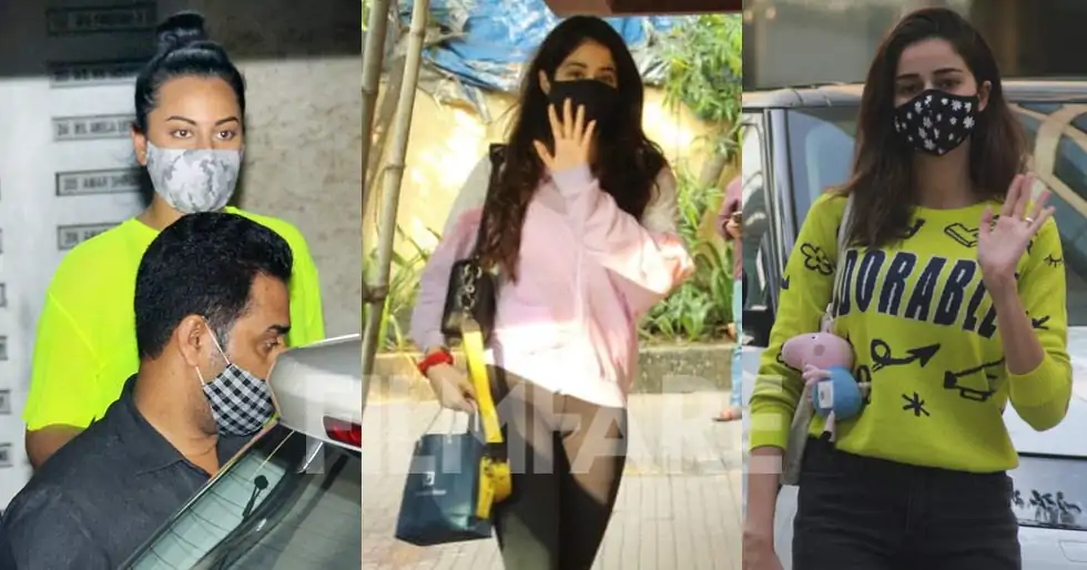 Janhvi Kapoor, Sonakshi Sinha, Ananya Panday snapped in the city