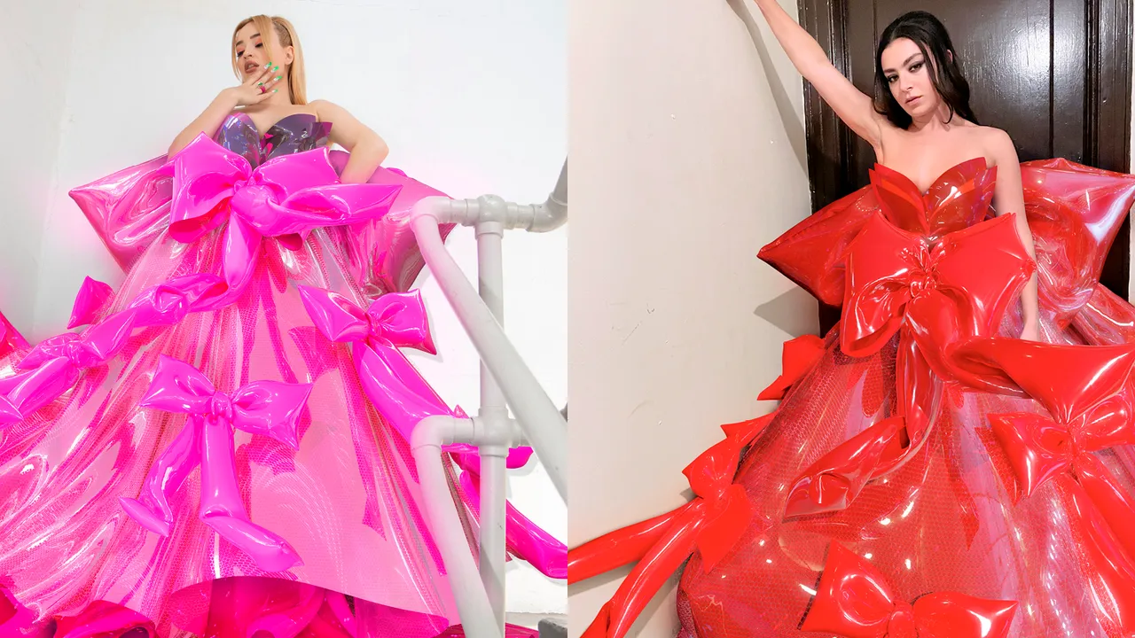 Charli XCX and Kim Petras Debut Carolina Herrera’s New Virtual Gowns