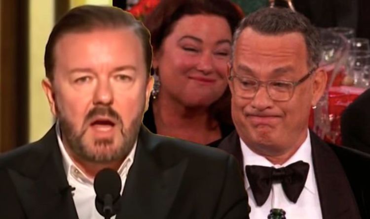 Ricky Gervais hits out at Tom Hanks for thinking he's 'above' infamous Golden Globes jokes