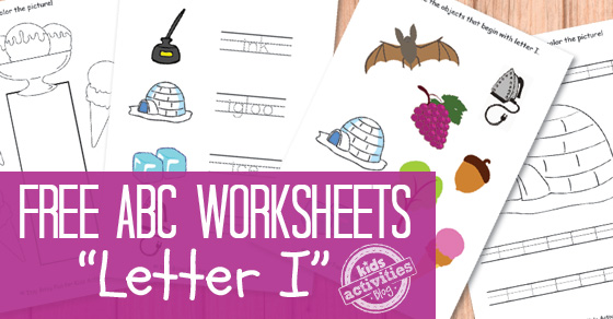 Letter I Worksheets Free Kids Printable | Kids Activities Blog