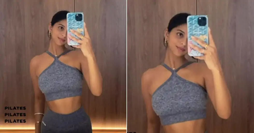 Suhana Khan shares a lovely selfie post her pilates session