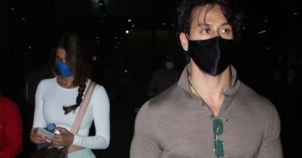 Tiger Shroff and Disha Patani leave the airport together as they return from their Dubai trip — view pics | Bo