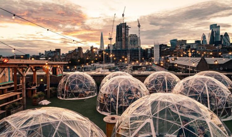 Skylight sparkles at Tobacco Dock with festive bars and igloo bubbles