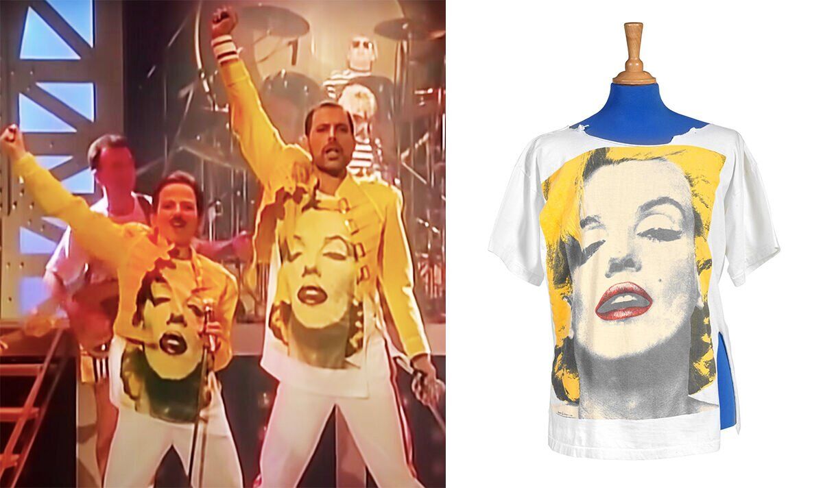 Freddie Mercury's Marilyn Monroe T-shirt sells for staggering amount