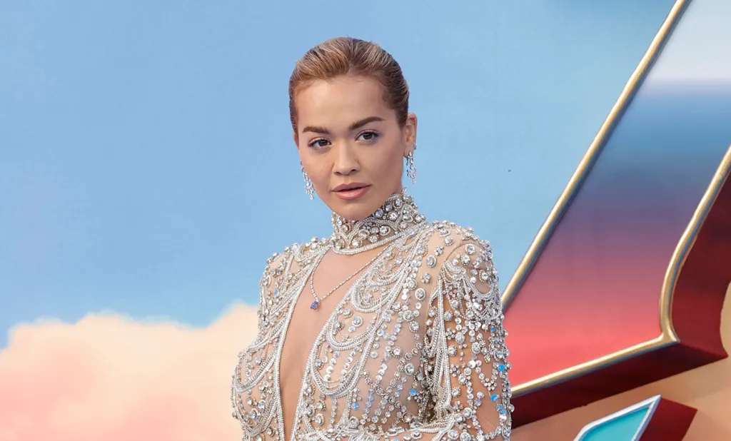 Rita Ora Wears Flapper-inspired Elie Saab Dress for ‘Thor: Love and Thunder’ London Premiere