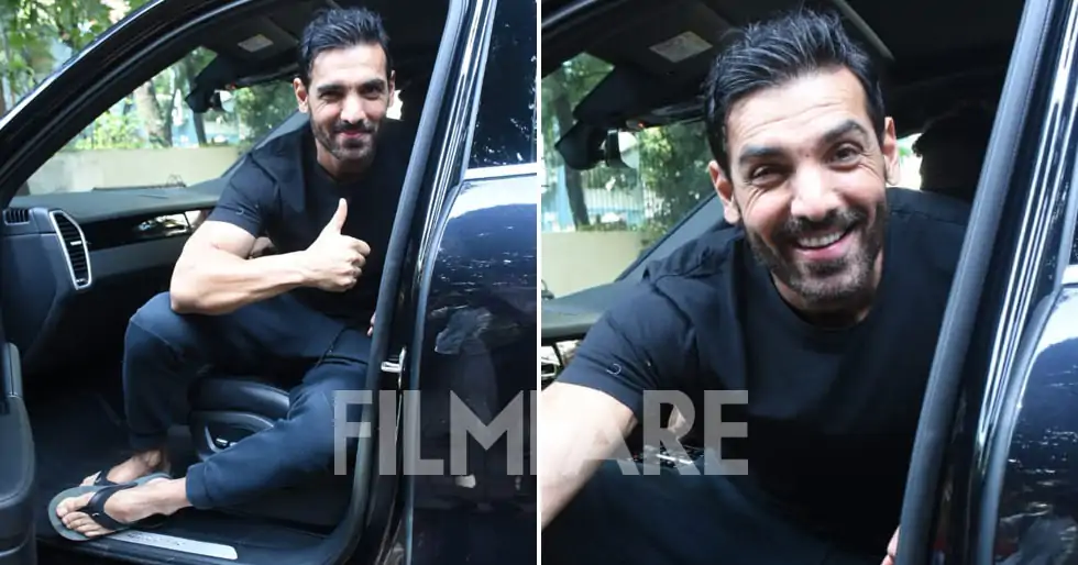 Pictures: John Abraham looks hunky as he gets clicked