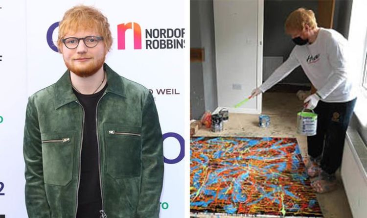 Ed Sheeran to sell his lockdown art to raise cash for charity