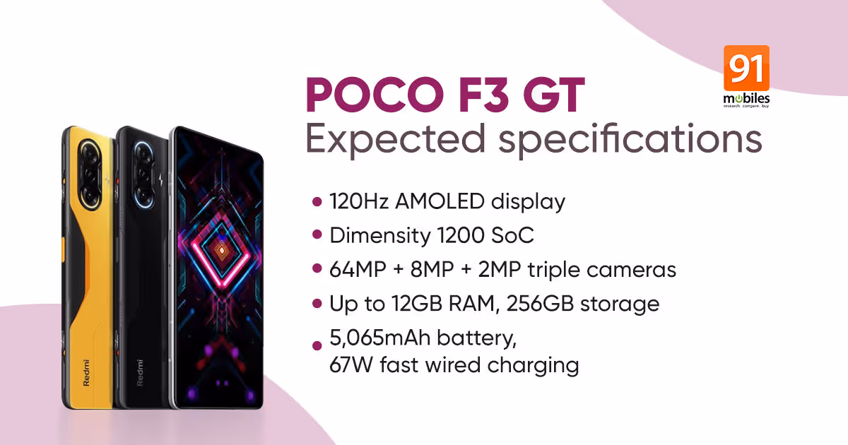 [Exclusive] POCO F3 GT India launch timeline revealed, will arrive sooner than you think | 91mobiles.com