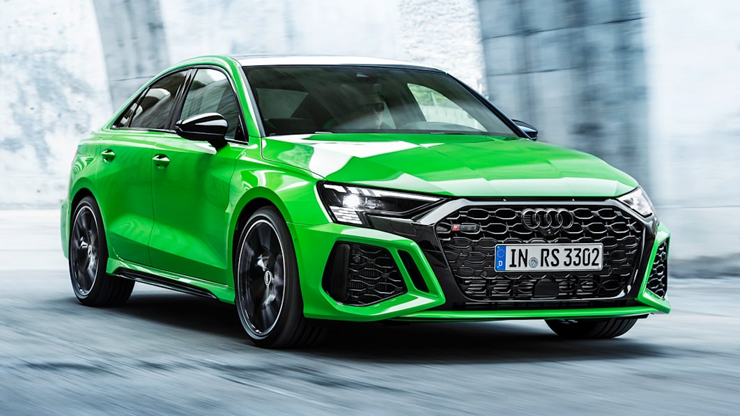 2022 Audi RS 3 officially revealed with fat fenders and fancy lights