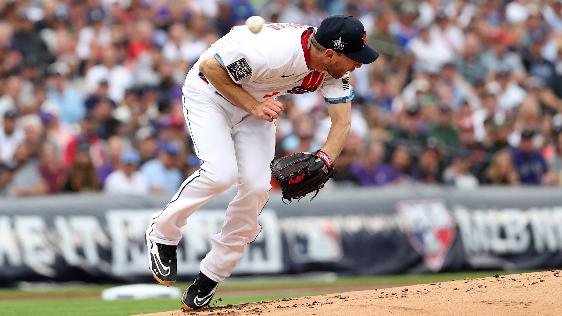 Max Scherzer responds to near beheading from Vladimir Guerrero Jr. during All-Star Game