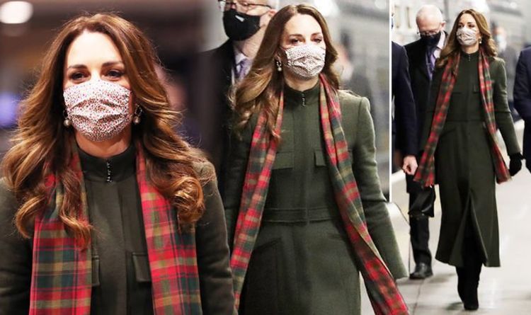 Kate Middleton turns heads in recycled olive coat with subtle link to William wedding