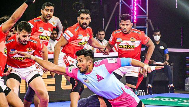 Pro Kabaddi League 2021: Gujarat Giants beat Jaipur Pink Panthers; Dabang Delhi, Haryana Steelers post wins-Sp