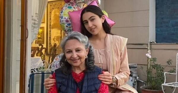 Sara Ali Khan thanks her 'Badi Amman' aka Sharmila Tagore for being the 'pillar of support' in the sweetest bi