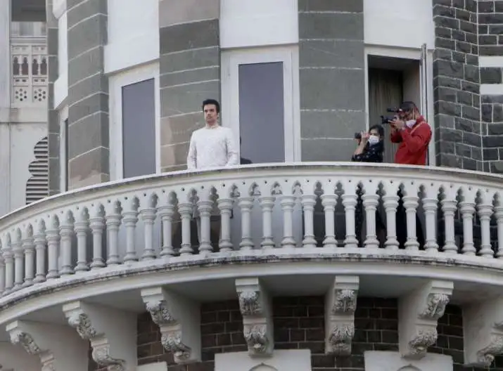 India Tv - Gautam Kitchlu snapped at Taj as he gets his photoshoots done India Tv - Kajal Aggarwal