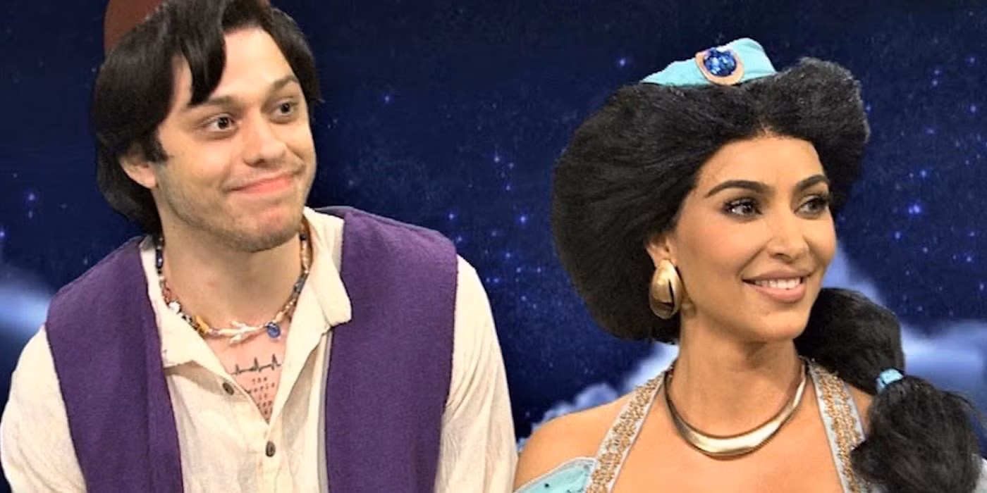 ‘SNL’: Watch Kim Kardashian and Pete Davidson As Aladdin and Jasmine Take Their Relationship to a Whole New Wo