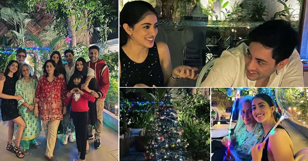 All pictures from Amitabh Bachchan’s pre-Christmas family dinner