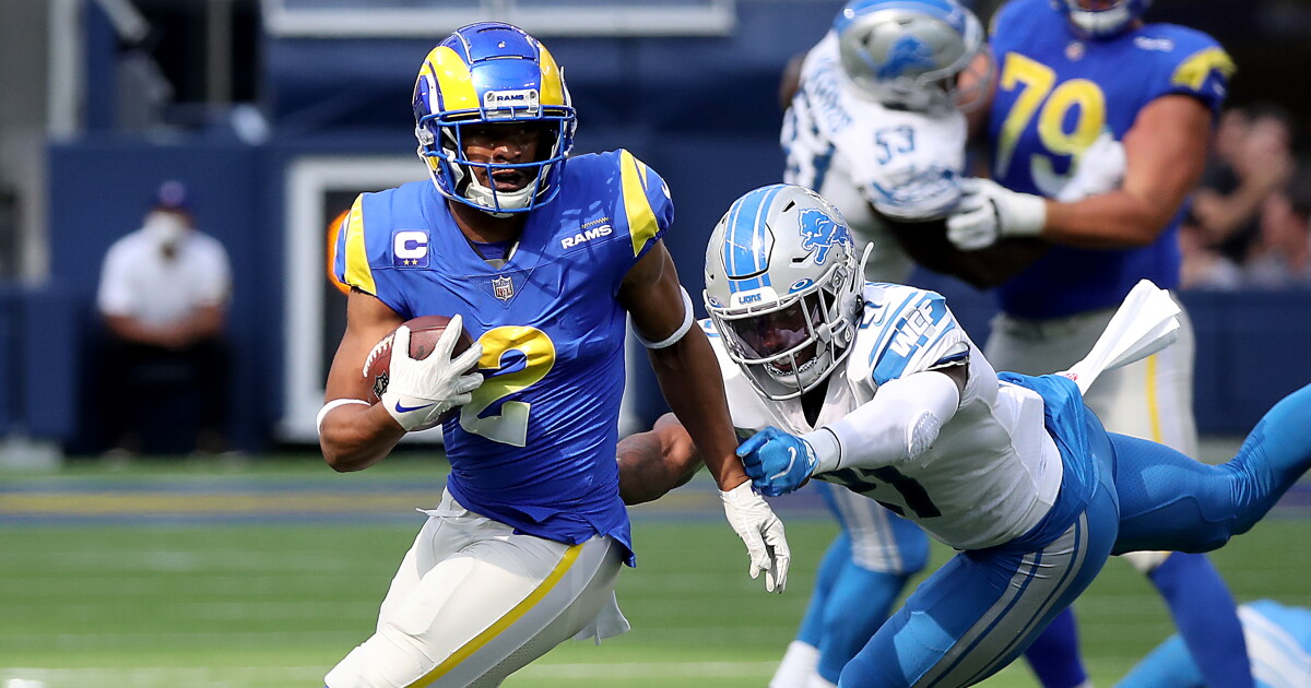 Rams receiver Robert Woods out for season with torn ACL