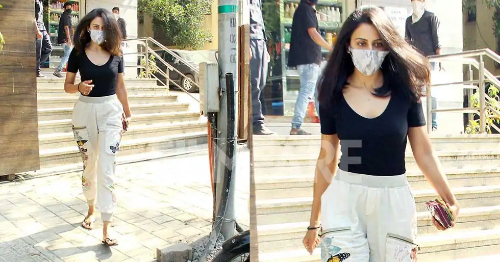 Photos: Rakul Preet Singh snapped post a salon session
