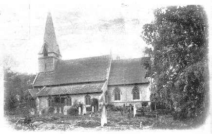 Leavesden All Saints Church - circa 1900