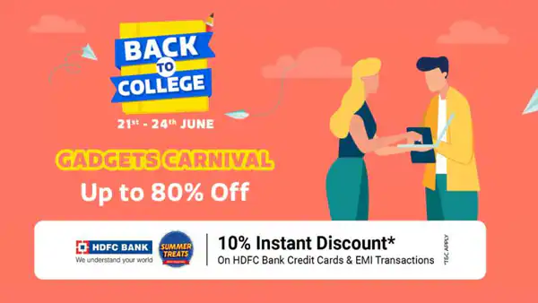 Flipkart sale for students: Up to 80% discount on laptops, monitors, headphones