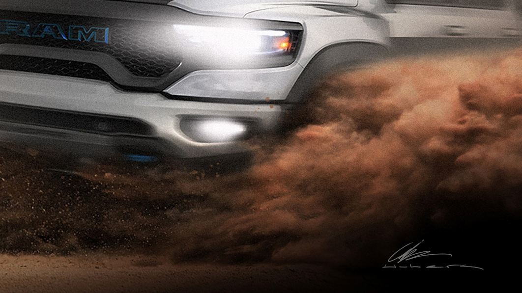 Jeep, Ram tease SEMA builds and one looks like a Ram 1500 TRX PHEV