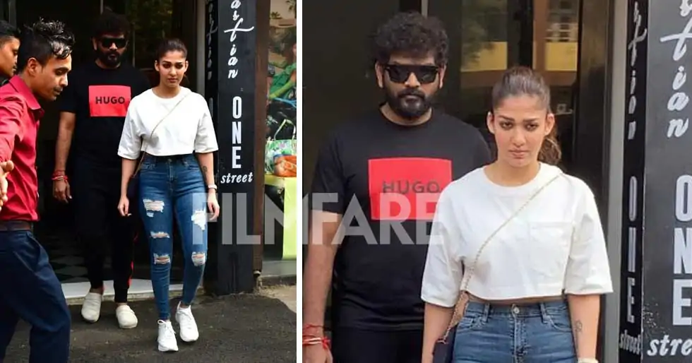 Nayanthara and Vignesh Shivan get clicked together in the city. See pics: