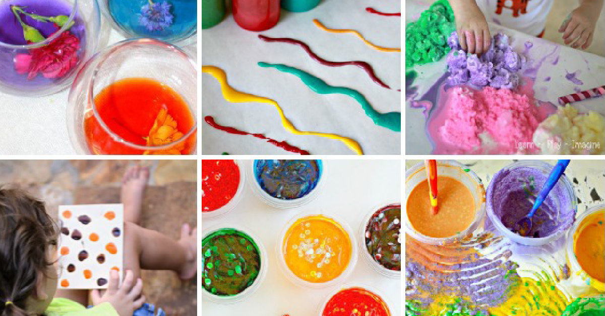 15 Easy Homemade Paint Recipes for Kids | Kids Activities Blog
