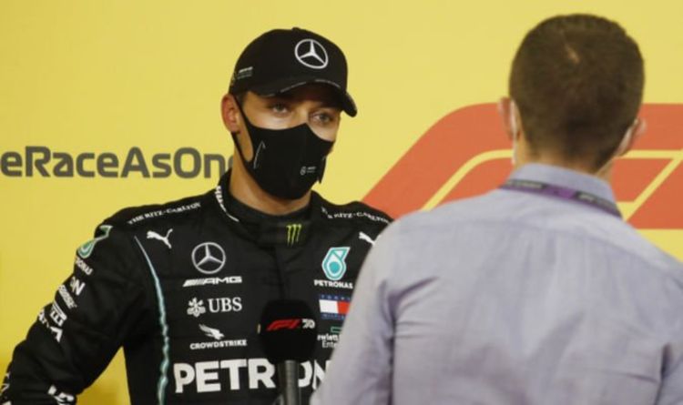 George Russell takes Lewis Hamilton confidence after Sakhir Grand Prix qualifying
