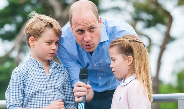 George and Charlotte carry out first royal duty as William 'introduces them to Firm'