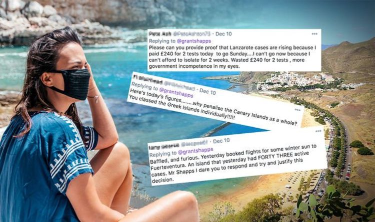 Spain holidays: Britons ‘baffled & furious’ - Canary Islands quarantine ‘makes zero sense’