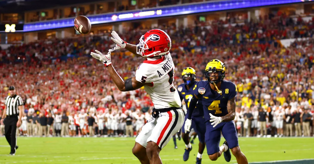 A Renewed Georgia Pummels Michigan to Reach National Title Game vs. Alabama